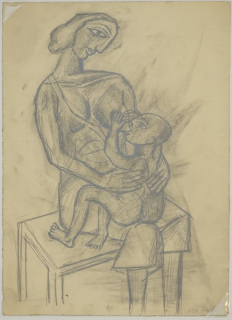 Mutter und Kind (Penck A.R.)