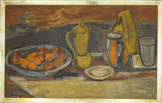 Stillleben mit Kanne und Früchten (Bunge Kurt)
