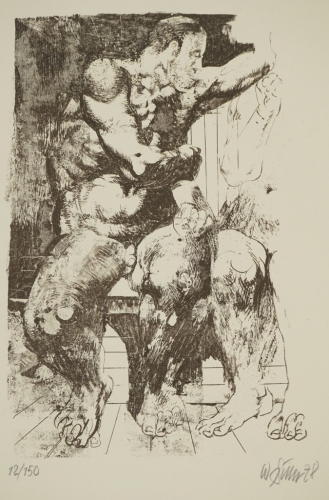 o.T. (männlicher Akt) (Sitte Willi)