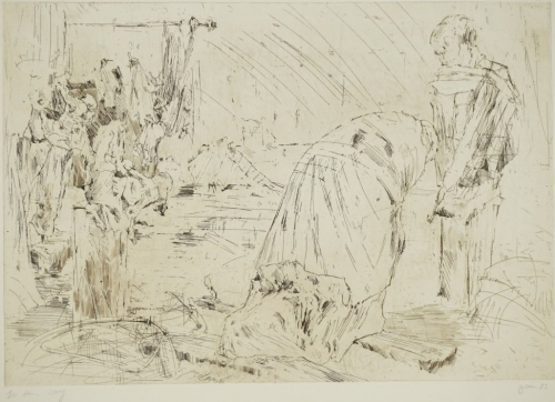 Hommage á Käthe Kollwitz Bl.4 (Kniend) (Perthen Christine)