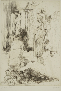 Hommage á Käthe Kollwitz Bl.5 (Tod) (Perthen Christine)