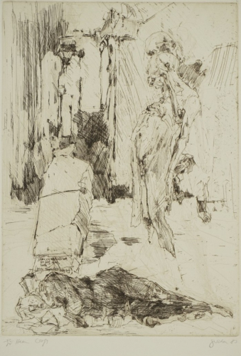 Hommage á Käthe Kollwitz Bl.5 (Tod) (Perthen Christine)