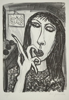 Petra mit 3 Orangen (Penck A.R.)