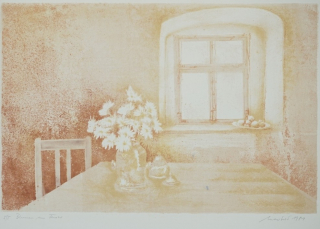 Blumen am Fenster (Ueberfeld Bodo)