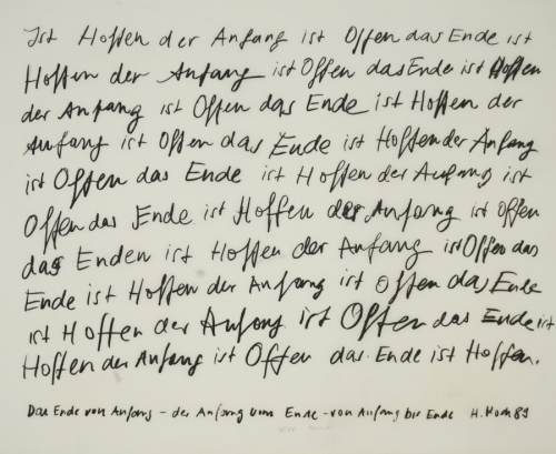 Ist Hoffen der Anfang ist Offen das Ende ... (Koch Holger)