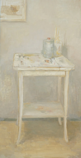 o.T. (Stillleben mit Malertisch) (Schmidt Michael)