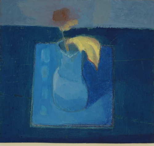 o.T. Vase mit Blume (Schmidt Michael)