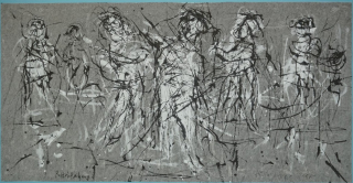 Putti-Reihung (Lepke Gerda)