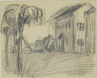 o.T. (Vorstadthäuser) (Rudolph Wilhelm)