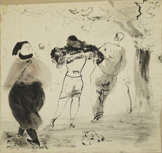 Ein stolzes Paar (Hegenbarth Josef)