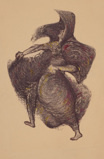 Frau im Sturm (Balden Theo)