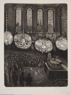 In der Synagoge (Körnig Hans)
