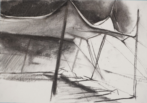 o.T. (Partyzelt auf dem Quellenhof) (Lammert Agnes)