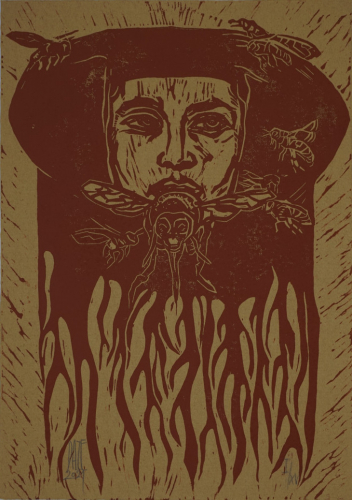 Blitz und Bienenkönig nach Beuys 