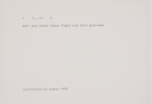 Bl.0 o.T. (Claus Carlfriedrich)
