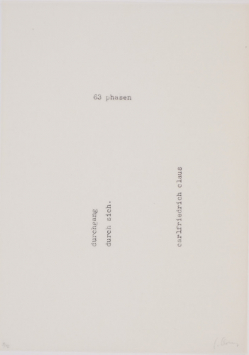 Titelblatt (Claus Carlfriedrich)