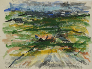 um Göpfersdorf - immer kurz vor dem Regen (Lepke Gerda)