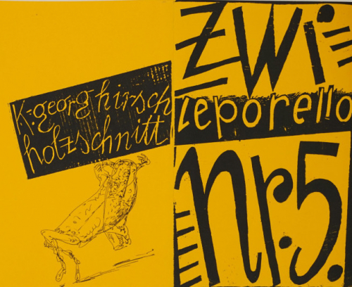 Zwi Nr. 5 Leporello Für Gertrud Kolmar1894-1943 (Hirsch Karl-Georg)