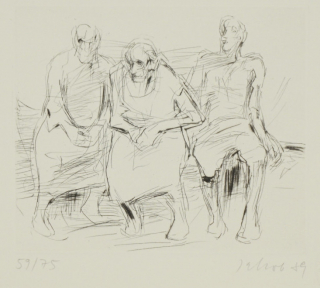 o.T. (Drei Alte auf einer Bank) (Jacob Karl-Heinz)