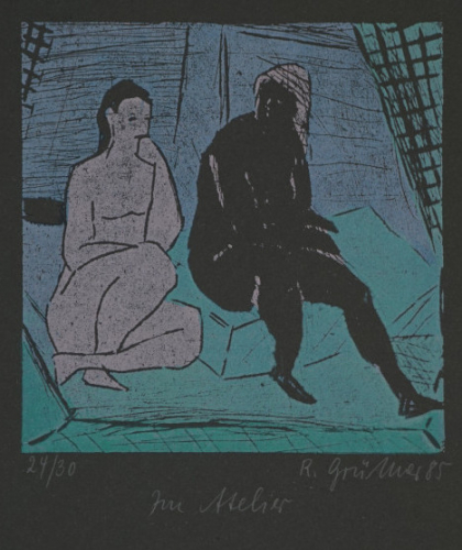 Im Atelier (Grüttner Roswitha)
