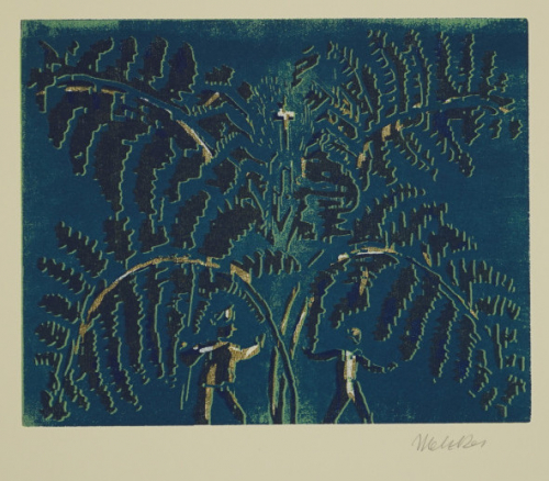 Spinnenbegegnung (Metzkes Harald)