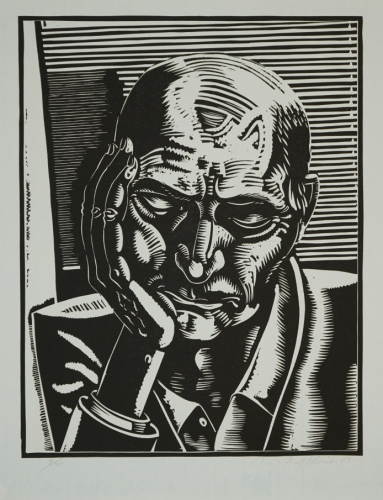 Bl. 9 (Rentner) (Mattheuer Wolfgang)