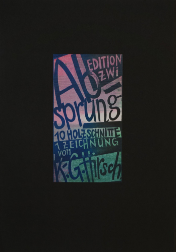 Absprung auf Mappenumschlag (Hirsch Karl-Georg)