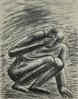 o.T. Kauernde Figur (Müller Gerhard Kurt)