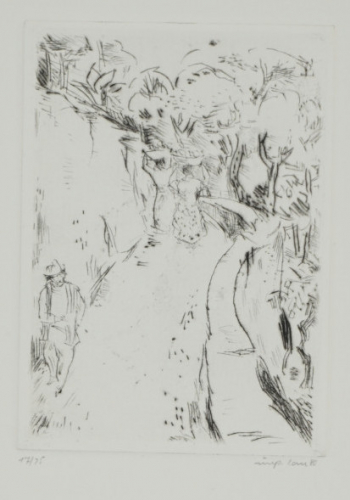 Bl.3 Weg in Sorrent (Schwimmer Max)