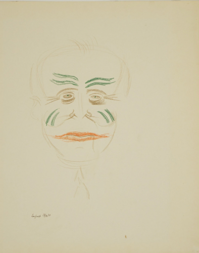 Die Maske - Bildnis Paul Aron (Lachnit Wilhelm)