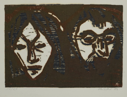 o.T. Gesichter (Fleischer Lutz)