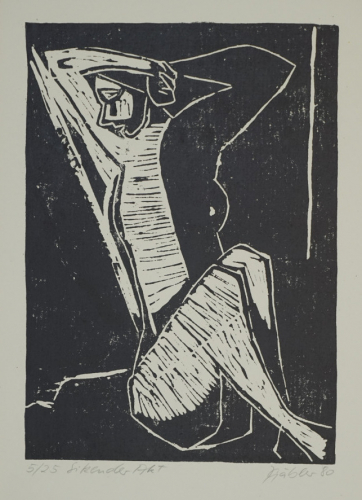 Sitzender Akt (Gäbler Jürgen)