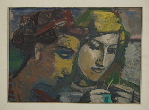 Zwei Frauen (Abgeb. Gerda Bunge und Katja Georgi) (Bunge Kurt)