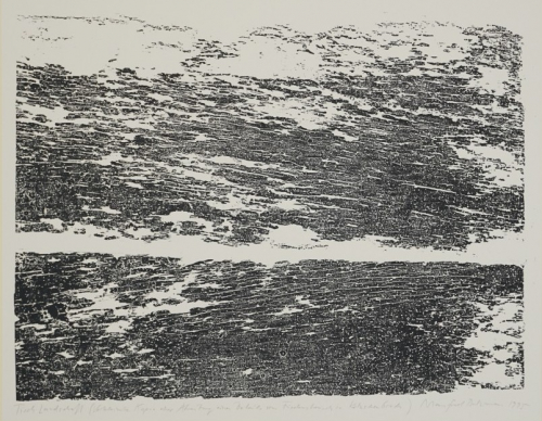 Tischlandschaft (Verkleinerte Kopie einer Abreibung eines Details...) (Butzmann Manfred)