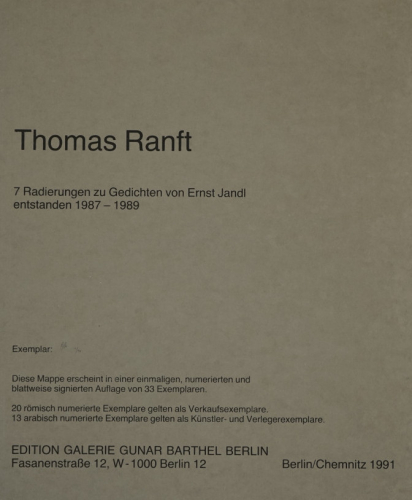 Titelblatt (Ranft Thomas)