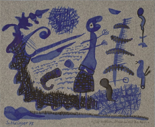 Die hilflose Dame in der Natur (Schlesinger Gil)