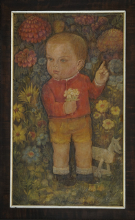 Knabe mit Blumen (Bauer-Pezellen Tina)