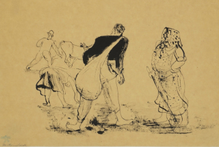 o.T. (Bauern auf dem Feld) (Hegenbarth Josef)