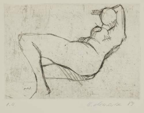o.T. (Liegender Akt) (Maroske Uwe)
