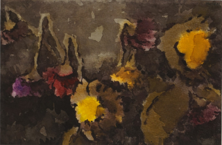 Welke Zinnien und Sonnenblumen (Hund Hans-Peter)