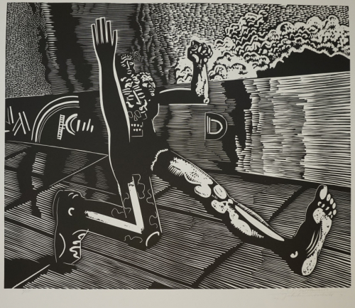 Jahrhundertschritt (Mattheuer Wolfgang)