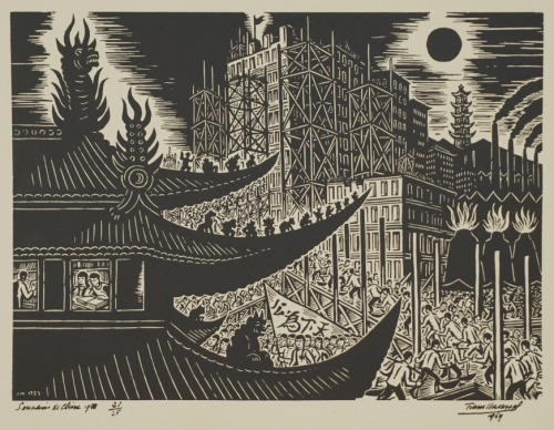 Erinnerung an China (Senzhine) (Masereel Franz)