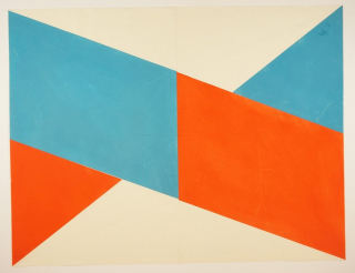 o.T. Faltgrafik (Glöckner Hermann)