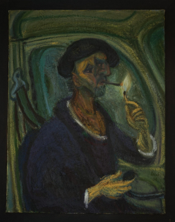 Pitcockblues (Selbstporträt) (Graf Peter)