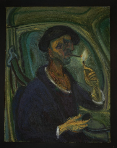 Pitcockblues (Selbstporträt) (Graf Peter)