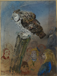 Käuzchen im Zoo (Hegenbarth Josef)