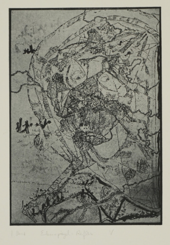 Eulenspiegel Reflex V (Vorderseite) (Claus Carlfriedrich)