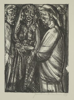Lot und seine Töchter (Naumann Hermann)