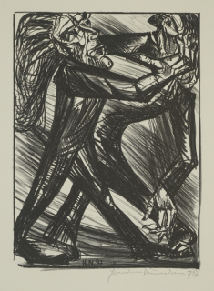 Jakob ringt mit dem Engel (Naumann Hermann)