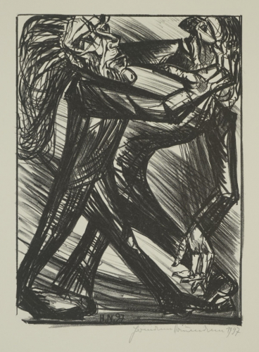 Jakob ringt mit dem Engel (Naumann Hermann)